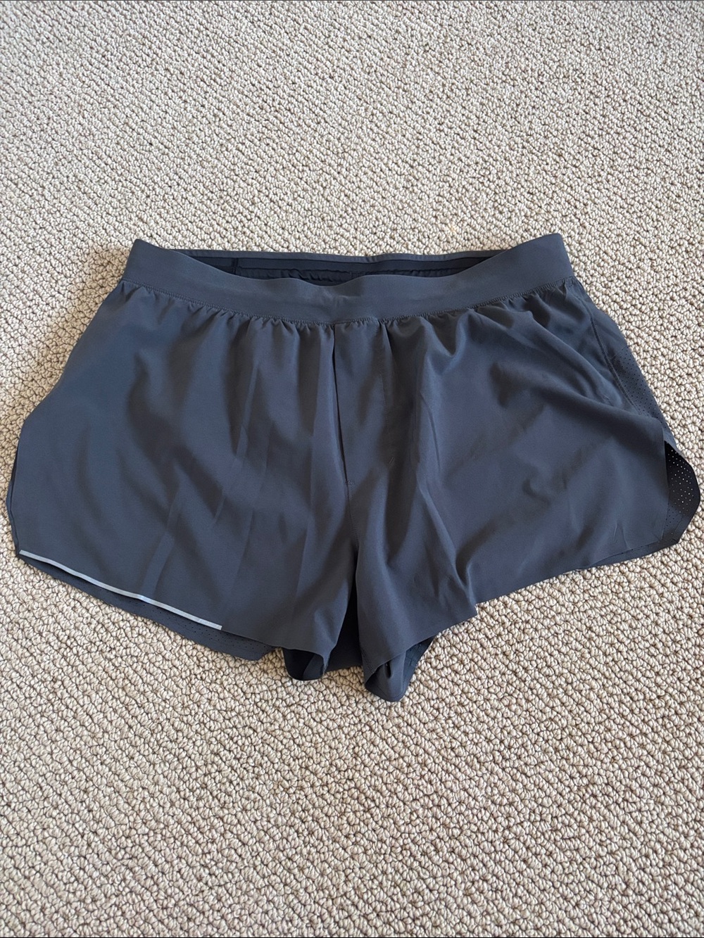 Men’s Grey Lululemon Performance Running Shorts